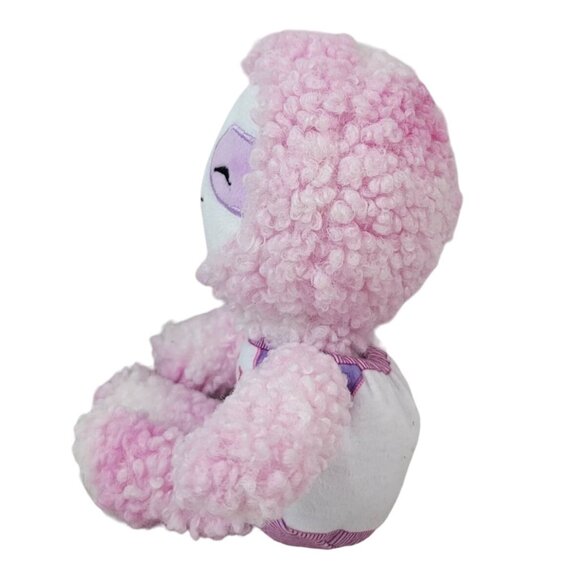 Pikmi Pops Pajama Llama Friend Plush Purple 9" Stuffed Animal Sleeping Sloth - Picture 4 of 10